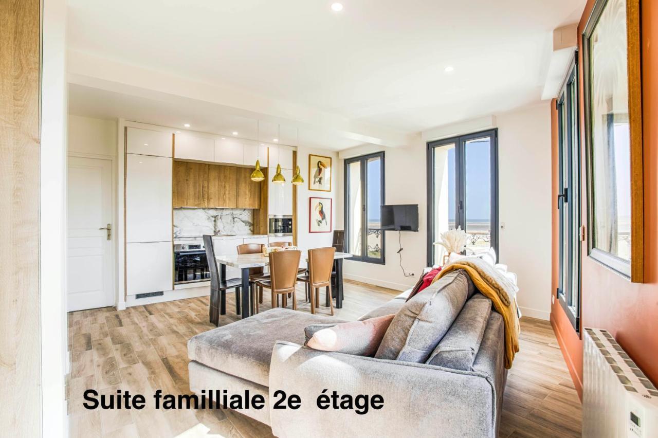 Residence La Vague- Appartements Grand Confort -Vue Mer - 2 A 6 Personnes Houlgate Bagian luar foto
